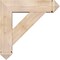 Ekena Millwork Traditional Arts and Crafts Smooth Bracket w/ Offset Brace, Douglas Fir, 7 1/2"W x 28"D x 28"H BKT0806X28X28TRA03SDF - alternate 4